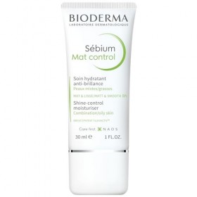 Sebium Mat Control | Matifie et Lisse la Peau | Soin Hydratant et Anti-Brillance | Apaise les Tiraillement | Très bonne Tolér