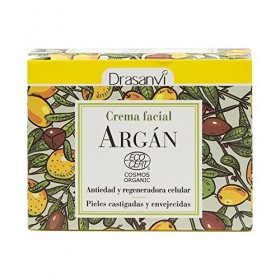 DRASANVI CREMA FACIAL argan 50ml. ECOCERT – crème visage qui hydrate et lisse la peau, s’applique matin et soir sur une peau 
