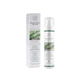 Domus Olea Toscana Crème Anti-Age Visage Jour – Hydratant, Antioxydant, avec phytocomplexe dHélichrysume et vitamines – Peau