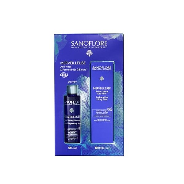 Sanoflore – Fluide Merveilleuse Légère – Le 1er Rétinol Végétal Bio – Booster de 7 Collagènes – Lisse les Rides, Raffermit & ...