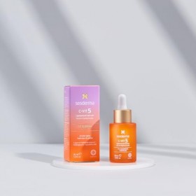 Sesderma C-Vit 5 Sérum liposomal – Vitamine C – Illumine le teint – Retarde les signes du vieillissement – Actifs anti-âge – 