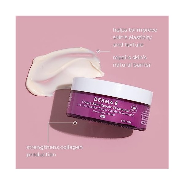 Derma-E Crepey Skin Repair Treatment For Unisex 6 oz Treatment