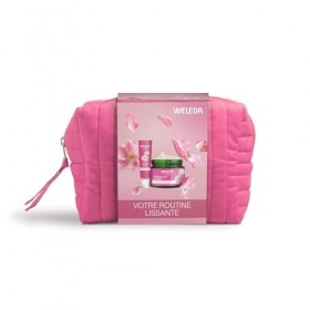 WELEDA - TROUSSE VISAGE ROSE - Crème de jour - Contour des yeux - NATRUE - Crème : 40 ml