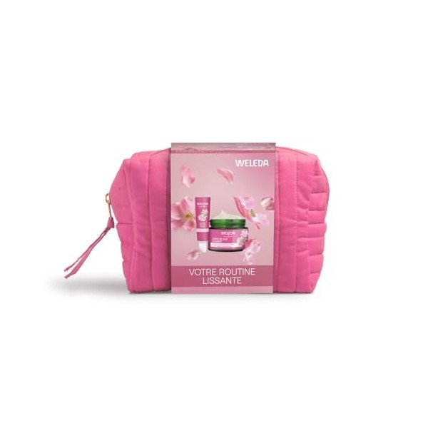 WELEDA - TROUSSE VISAGE ROSE - Crème de jour - Contour des yeux - NATRUE - Crème : 40 ml