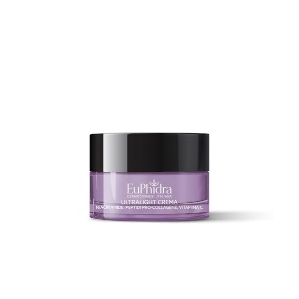 Euphidra Crème UltraLight Avec Niacinamide-Peptite Pro Collagène-Vitamine C Uniforme Et Ravive La Peau