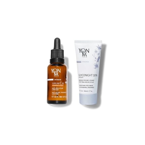 Yon-Ka Sérum Vitamine C 5ml - Huile Anti-Âge Éclat et Unifiante - 20% de Vitamine C Stable - Illumine, Réduit les Taches et A...