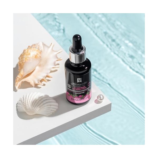 Santo Volcano Spa 24H Huile visage hydratante et anti-rides à lextrait de bougainvillier pour tous les types de peau 30 ml