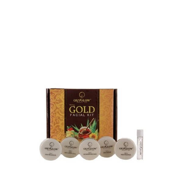 Gold Care de Oxyglow Nature Kit Visage, Sérum Peau Pour supplémentaire Douceur & Shine