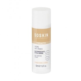 Soskin - Crème Anti-Rides - Hydrate, Raffermit, Illumine - Vitamine C Stabilisée et Peptide - Acide Hyaluronique - Peaux Sens
