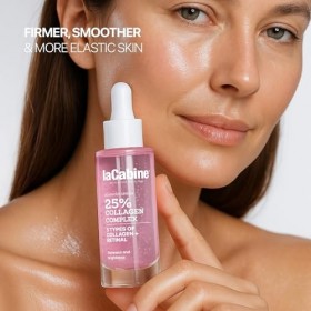 laCabine 25% Collagen Complex Advanced Serum 30ml – Sérum visage anti-âge avec 5 types de collagène et de rétine – Raffermit,