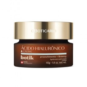 O Boticário Botik - Crème visage à lacide hyaluronique - Comble les rides - Augmente la fermeté de la peau et une peau douce