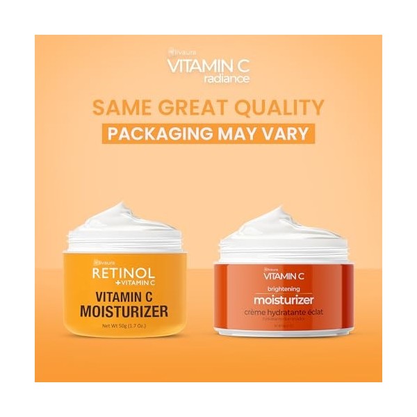 Retinol - + Crème visage hydratante à la vitamine C