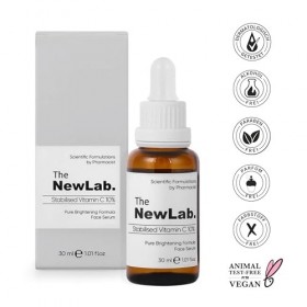 Sérum pour le visage à la vitamine C avec sérum éclaircissant à 10 % de vitamine C - Sérum anti-âge très efficace avec effet 