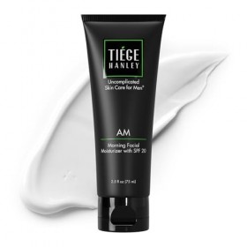 Tiege Hanley Morning Facial Moisturizer for Men AM | Lightweight, Hydrating & Safe for Sensitive Skin | Smoother & Soft Ski