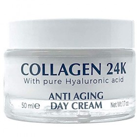 DELFANTI MILANO - COLLAGEN 24K, Crème de jour anti-âge, Crème de jour anti-âge, Fabriqué en Italie 50 ml