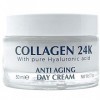 DELFANTI MILANO - COLLAGEN 24K, Crème de jour anti-âge, Crème de jour anti-âge, Fabriqué en Italie 50 ml
