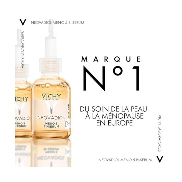 Vichy, Neovadiol, Bi-Sérum Méno 5, Redensifiante & Nourrissante, Enrichit en Eau Volcanique de Vichy & en Proxylane, Pour Pea