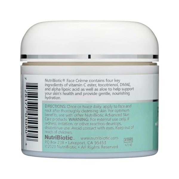Nutribiotic Antioxidant Face Creme, 2 Ounce by Nutrabolics