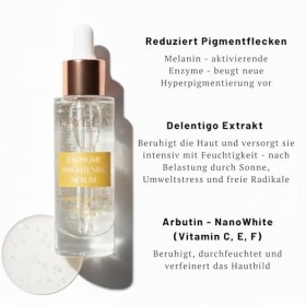 LAYLLA Exosome Sérum éclaircissant - Sérum visage équilibrant avec exosomes, niacine et arbutine - Pour un teint uniforme et