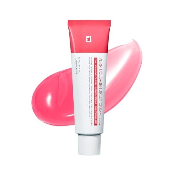 TOSOWOONG Crème gelée au collagène PDRN, 5,000ppm dADN de saumon PDRN, Niacinamide, Collagène hydrolysé, Hydratation, Fermet