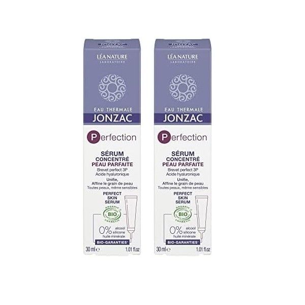Eau Thermale Jonzac - PERFECTION - Sérum concentré peau parfaite Lot de 2 Crème Jour et Nuit