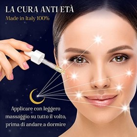 Sérum dacide hyaluronique pour le visage, Effet Liftant, Naturel, Made in Italy