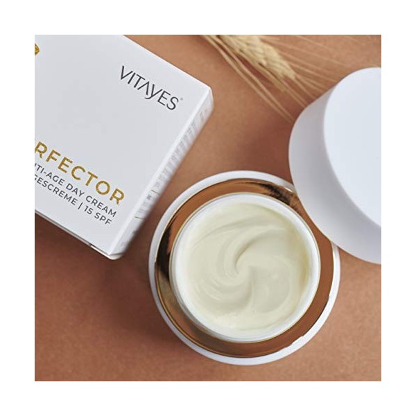Vitayes Perfector Crème de jour pour le visage Avec IPS/SPF 15 Hydratation de 24 heures Soin intensif pour le visage avec eff