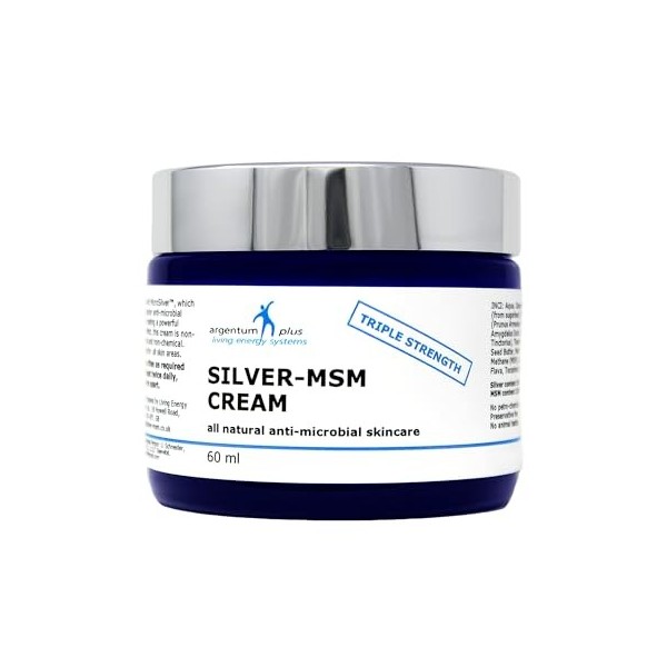 Crème Force Triple Argent-MSM - Contenance : 60 ml