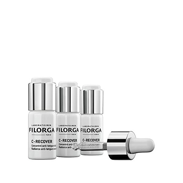 Filorga C-Recover Concentré Anti-Fatigue Éclat 3 Flacons de 10 ml