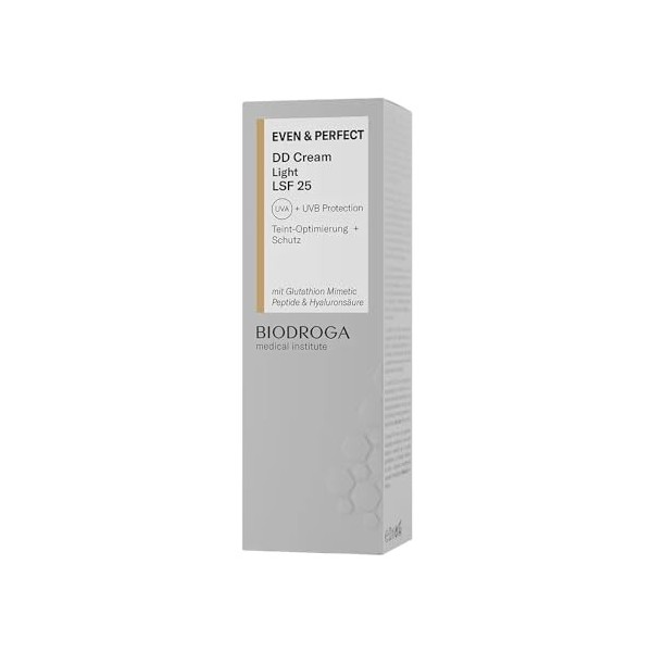 BIODROGA Medical Institute Even & Perfect DD Cream Light SPF 25 Crème pour le visage, optimisation du teint, protection UV, m