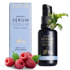 PHYTOMED | Sérum pour le visage avec hyaluron | Eau de rose bio & extraits de bourgeons | 30 ml | Hydratant | Lissant | 100% 