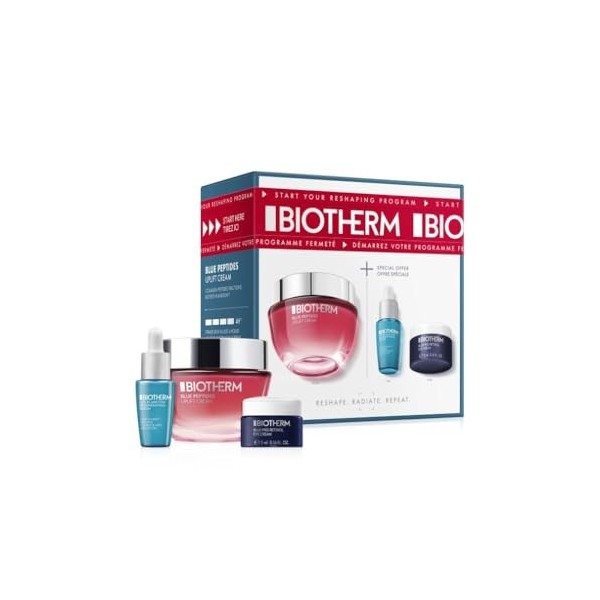 Biotherm, Blue Peptides Uplift Crème Anti-Âge, Nourrit et Raffermit, Enrichie en Biotech Plankton et Collagène, Pour Tous les...