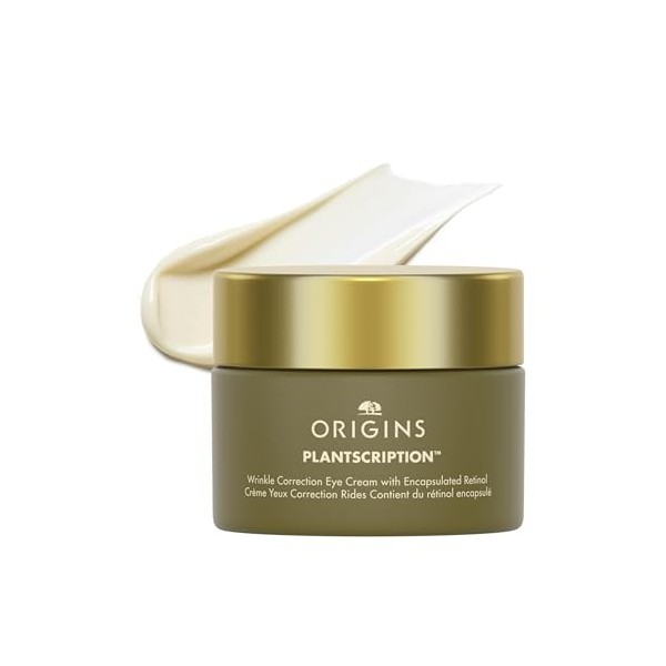 Origins Plantscription Wrinkle Correction Retinol Eye Cream | Réduit visiblement les pattes d’oie | Contient du rétinol encap