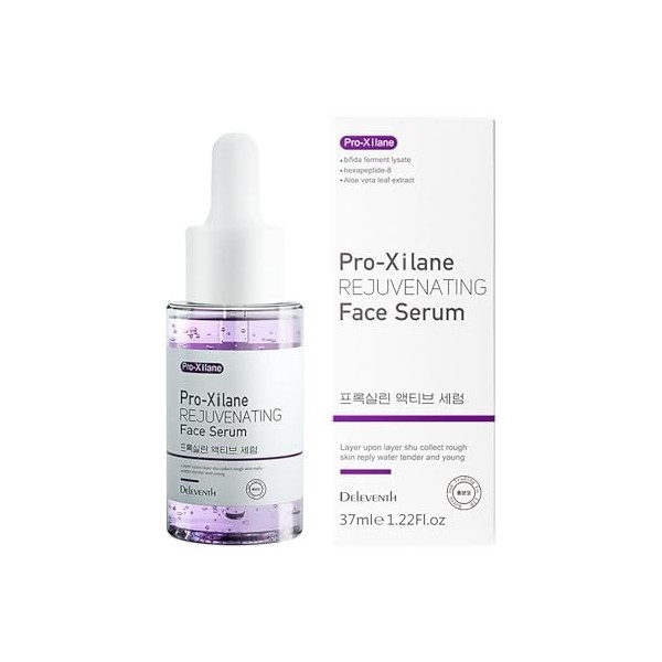 DEleventh Korean Brand Pro-Xylane + Acetyl Hexapeptide-8 Anti-Aging & Anti-wrinkle Face Serum 37 ml/Promote Collagen Synthesi