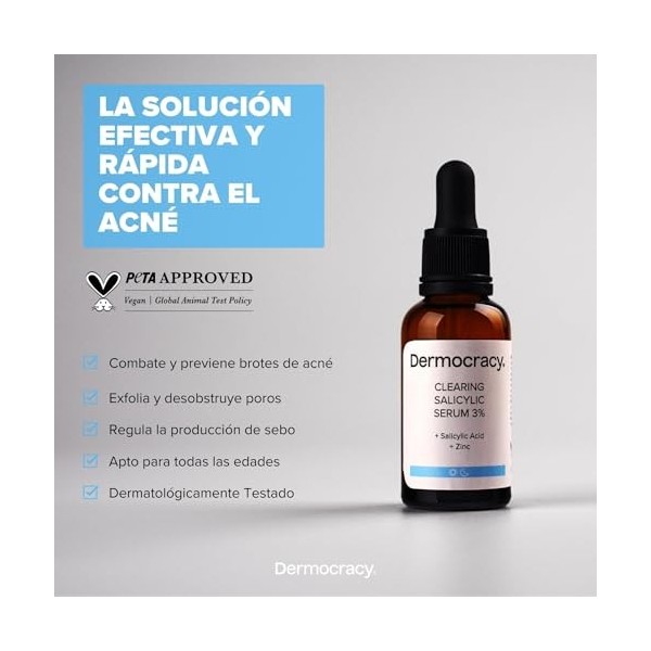 NOVA ENGEL 2% Ácido Salicílico + 1% Zinc Sérum Facial 30 ml