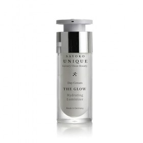 SAYOKO UNIQUE THE GLOW - Hydrating Luminizer - Crème pour le visage végétalienne à laloe vera, triple acide hyaluronique et 