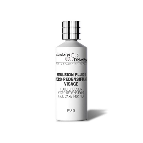 Laboratoires Didier Rase – Soin Visage Homme Anti-Rides - Émulsion Fluide Hydro-Redensifiante - Actif Naturel Breveté agissan