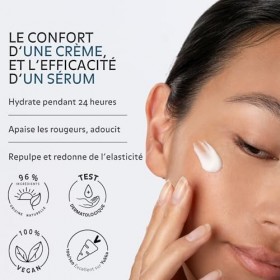 Puréality - Crème-Sérum Hydra-Confort 30ml - Hydratation 24 heures, apaise, repulpe – Tous types de peau, peau sensible – Sér