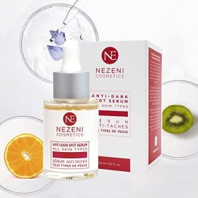 Sérum anti-taches dépigmentant EFFICACE | 13 actifs : 10% NIACINAMIDE + 2% Arbutine + Vit-C + 3 puissants actifs récents. Gén