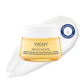Vichy, Neovadiol, Crème Jour Post-Ménopause, Nourissante & Apaisante, Enrichie en Eau Volcanique de Vichy au Proxylane, Pour 