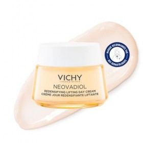 Vichy, Neovadiol, Crème Jour Ménopause, Redensifiante & Anti-Relâchement, Enrichie en Extrait de Cassia & Hepes, Pour Peaux N