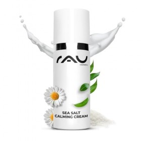 RAU Cosmetics Sea Salt Calming Cream 50 ml - Crème Visage Apaisante au Sel de Mer et PHA - Soin Hydratant Minéraux Marins pou