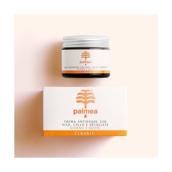 Palmea Crème anti-rides visage et cou 24 heures 50 ml