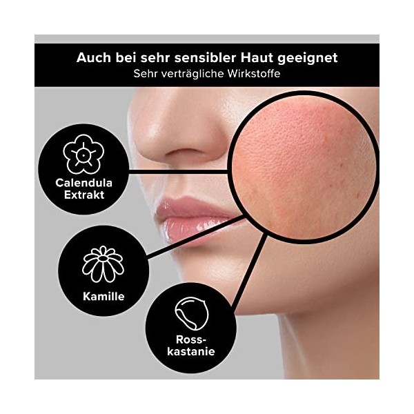 RAU Cosmetics Anti Redness Couperose Serum 50 ml - Sérum Concentré Apaisant pour Peaux Sensibles, Rougeurs et Varicosités - A