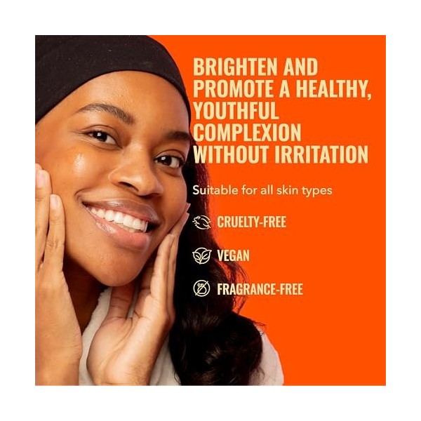 Good Molecules Sérum éclaircissant quotidien – Sérum à lacide hyaluronique avec bêta arbutine pour cibler les taches sombres ...