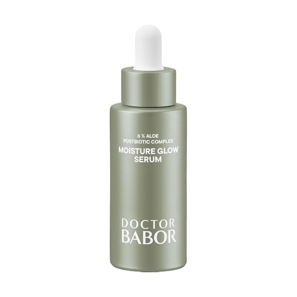 DOCTOR BABOR Microbiomic Moisture Glow Sérum pour le visage 30 ml , sérum végétalien pour le visage avec postbiotiques, acid
