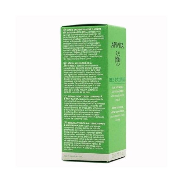 Parapharmacy - Apivita Bee Randiant Glow Activating & Anti-Fatigue Serum 30ml