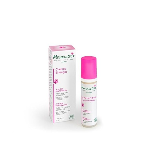 Mosquetas Crème Tonus Anti Âge à lHuile de Rose Musquée du Chili