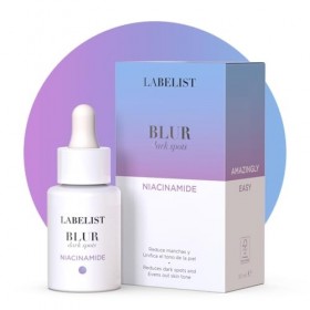 Labelist | Sérum pour le visage Blur Elixir | 30 ml | Réduit les taches | Unifiez le ton | Minimiser les pores | Niacinamide 