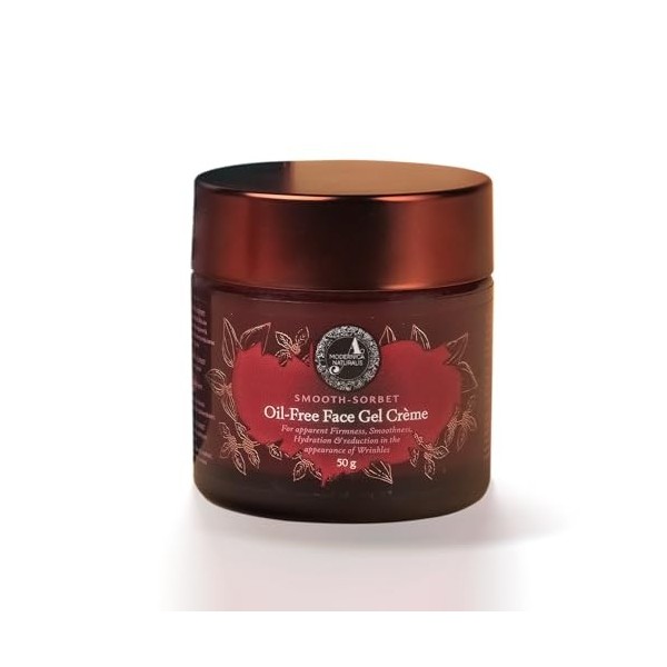 Smooth-Sorbet Gel-Crème Visage Sans Huile | Hydratant Vegan Léger pour Hydrater, Lisser et Repulper | À lAcide Hyaluronique,